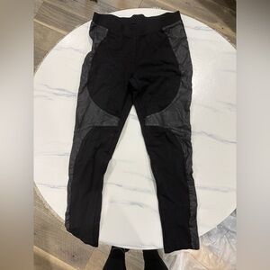 Black and Gray Riding Pants